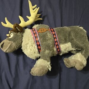 Disney Parks Sven Plush Frozen Movie Reindeer Stuffed Animal 16" Authentic